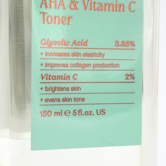NWT FEEL BRAND AHA & Vitamin C Toner - 5 oz - Retails $43 - Picture 10 of 12
